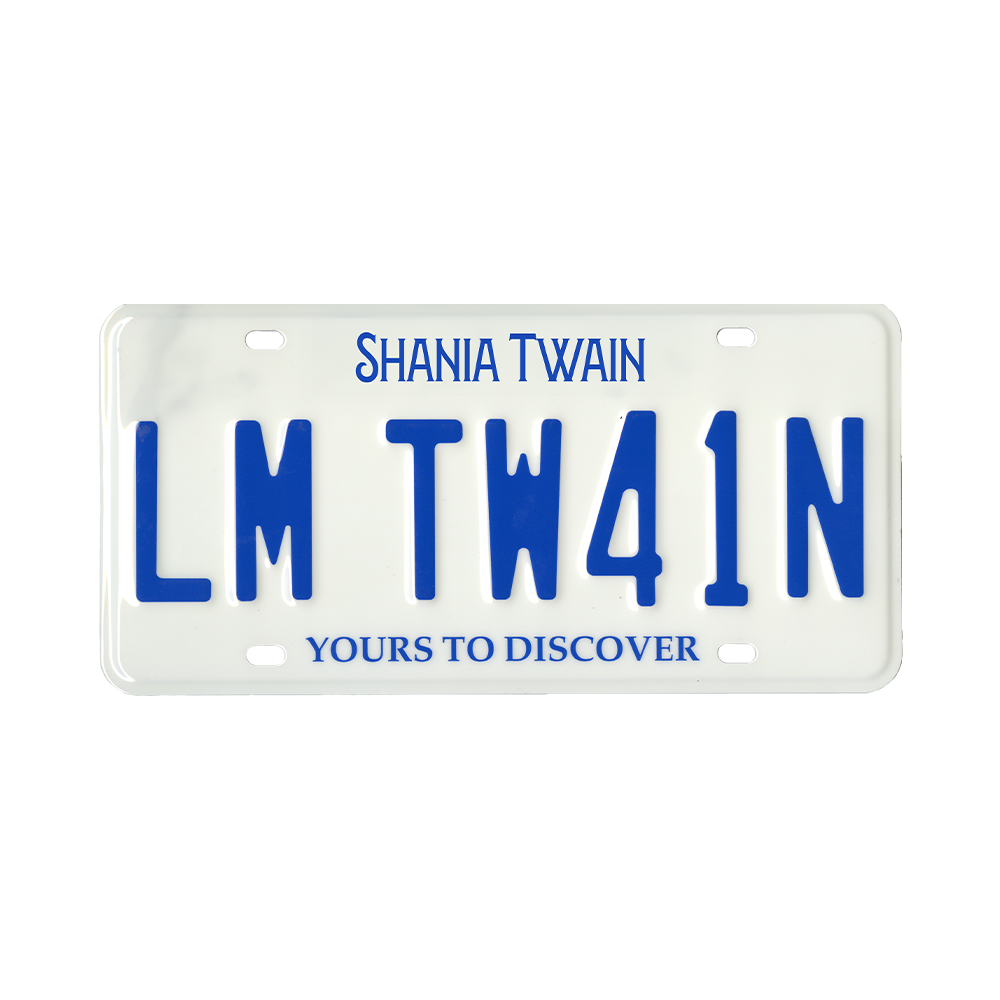 Shania Twain - Little Miss Twain License Plate